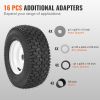 VEVOR Lawn Mower Tires with Rim, 16x6.5-8" Tubeless Tractor Tires, 2-Pack Tire and Wheel Assembly, Turf Pneumatic Tires, 3" Offset Hub, 3/4" Bushing S