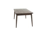 Contemporary Walnut Finish 1pc Dining Table Only Solid wood Rectangle Table Melamine MDF Dining Room Furniture