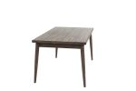 Contemporary Walnut Finish 1pc Dining Table Only Solid wood Rectangle Table Melamine MDF Dining Room Furniture