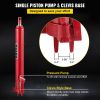 VEVOR Hydraulic Long Ram Jack, 8 Tons/17363 lbs Capacity, with Single Piston Pump and Clevis Base, Manual Cherry Picker w/Handle, for Garage/Shop Cran
