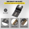 VEVOR 100PCS Oscillating Saw Blades, Quick Release Multitool Blades Kit, HCS Tool Blades for Wood Plastic Metal Nails Bolts, Compatible with Dewalt Dr