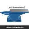 VEVOR Single Horn Anvil 24Lbs Cast Iron Anvil Blacksmith for Sale Forge Tools and Equipment Anvil Rugged Round Horn Anvil Blacksmith Jewelers Metalsmi