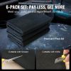 VEVOR Carbon Felt Welding Blanket 6 Pack, 21" x 20" Flame Retardant Welding Blankets, Up To 1800¬∞F Heat Resistant Blanket Set, Cuttable Carbon Fiber