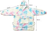 Krifey Wearable Blanket Hoodie, Oversized Sherpa Hooded for Women and Men, Cozy Sweatshirt with Giant Pocket