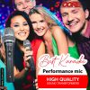 5 Core Mic Karaoke Dynamic Handheld XLR Microphone for Professional Vocal Recording Live Stage Singing Music Neodymium 1/4 Corded Wired Micr√≥fono - N
