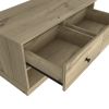 Tulip Storage Bench, Two Drawers, Two Shelves