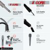 5 Core Mic Karaoke Dynamic Handheld XLR Microphone for Professional Vocal Recording Live Stage Singing Music Neodymium 1/4 Corded Wired Micr√≥fono - N