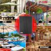 5 Core Outdoor Speakers Stereo In Wall Speaker Pair 100W Peak Passive Outside Surface Mount Wired Waterproof Patio House Garage Indoor Exterior Audio